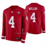 Camiseta NFL Therma Manga Larga San Francisco 49ers Nick Mullens Rojo