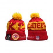 Gorro Beanie Kansas City Chiefs Amarillo Rojo