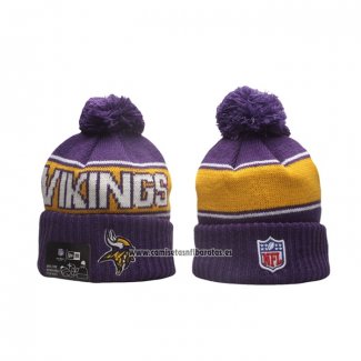 Gorro Beanie Minnesota Vikings New Era Sideline Violeta