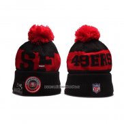 Gorro Beanie San Francisco 49ers Rojo Negro