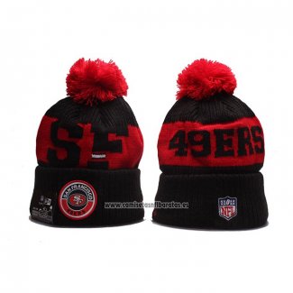 Gorro Beanie San Francisco 49ers Rojo Negro