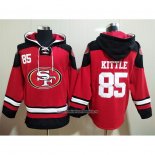 Sudaderas con Capucha San Francisco 49ers George Kittle Rojo