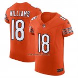 Camiseta NFL Elite Chicago Bears Caleb Williams Alterno Vapor F.U.S.E. Naranja