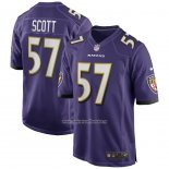 Camiseta NFL Game Baltimore Ravens Bart Scott Retired Violeta
