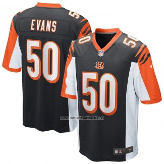 Camiseta NFL Game Cincinnati Bengals Jordan Evans Negro