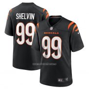 Camiseta NFL Game Cincinnati Bengals Tyler Shelvin Negro