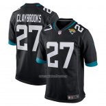 Camiseta NFL Game Jacksonville Jaguars Chris Claybrooks 27 Negro