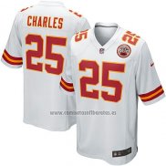 Camiseta NFL Game Kansas City Chiefs Charles Blanco
