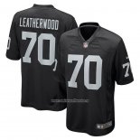 Camiseta NFL Game Las Vegas Raiders Alex Leatherwood Negro