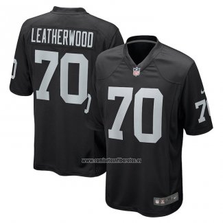 Camiseta NFL Game Las Vegas Raiders Alex Leatherwood Negro