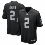 Camiseta NFL Game Las Vegas Raiders Ashton Jeanty 2025 NFL Draft Negro