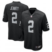 Camiseta NFL Game Las Vegas Raiders Ashton Jeanty 2025 NFL Draft Negro