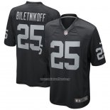 Camiseta NFL Game Las Vegas Raiders Fred Biletnikoff Retired Negro