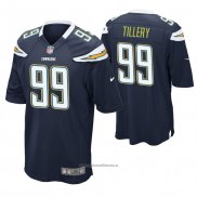 Camiseta NFL Game Los Angeles Chargers Jerry Tillery Azul2