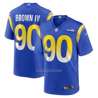 Camiseta NFL Game Los Angeles Rams Earnest Brown Iv Azul