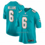 Camiseta NFL Game Miami Dolphins Trill Williams 6 Verde