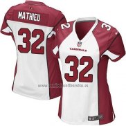 Camiseta NFL Game Mujer Arizona Cardinals Mathieu Blanco Rojo