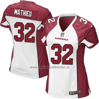 Camiseta NFL Game Mujer Arizona Cardinals Mathieu Blanco Rojo