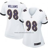 Camiseta NFL Game Mujer Baltimore Ravens Williams Blanco