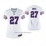 Camiseta NFL Game Mujer Bills Tre'davious White Throwback Blanco