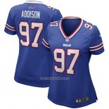 Camiseta NFL Game Mujer Buffalo Bills Mario Addison Azul