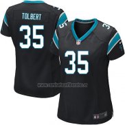 Camiseta NFL Game Mujer Carolina Panthers Tolbert Negro