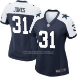 Camiseta NFL Game Mujer Dallas Cowboys Jones Azul Blanco