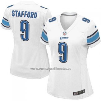 Camiseta NFL Game Mujer Detroit Lions Stafford Blanco