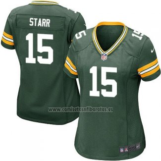 Camiseta NFL Game Mujer Green Bay Packers Starr Verde Militar