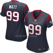 Camiseta NFL Game Mujer Houston Texans Watt Negro