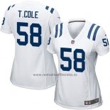 Camiseta NFL Game Mujer Indianapolis Colts T.Cole Blanco