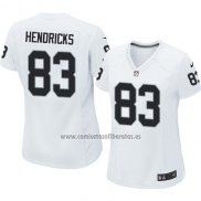 Camiseta NFL Game Mujer Las Vegas Raiders Hendricks Blanco