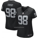 Camiseta NFL Game Mujer Las Vegas Raiders Maxx Crosby Negro