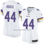 Camiseta NFL Game Mujer Minnesota Vikings Asiata Blanco