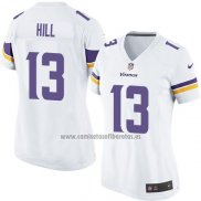 Camiseta NFL Game Mujer Minnesota Vikings Hill Blanco