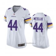 Camiseta NFL Game Mujer Minnesota Vikings Josh Metellus Blanco