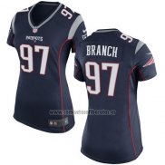 Camiseta NFL Game Mujer New England Patriots Branch Negro