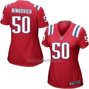 Camiseta NFL Game Mujer New England Patriots Ninkovich Rojo