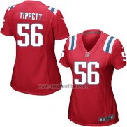 Camiseta NFL Game Mujer New England Patriots Tippett Rojo