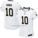 Camiseta NFL Game Mujer New Orleans Saints Cooks Blanco