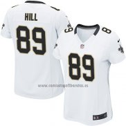 Camiseta NFL Game Mujer New Orleans Saints Hill Blanco