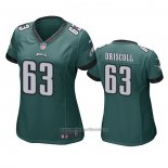 Camiseta NFL Game Mujer Philadelphia Eagles Jack Driscoll Verde
