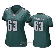 Camiseta NFL Game Mujer Philadelphia Eagles Jack Driscoll Verde