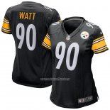 Camiseta NFL Game Mujer Pittsburgh Steelers T.j. Watt Negro