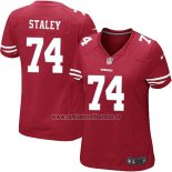 Camiseta NFL Game Mujer San Francisco 49ers Staley Rojo