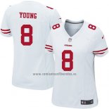 Camiseta NFL Game Mujer San Francisco 49ers Young Blanco