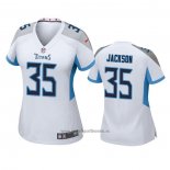 Camiseta NFL Game Mujer Tennessee Titans Chris Jackson Blanco
