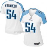 Camiseta NFL Game Mujer Tennessee Titans Williamson Blanco