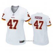 Camiseta NFL Game Mujer Washington Commanders Khaleke Hudson Blanco