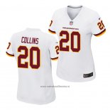 Camiseta NFL Game Mujer Washington Commanders Landon Collins Blanco